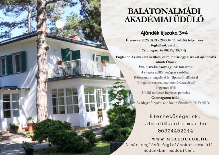 MTA Üdülők I Balatonalmádi Akadémiai Üdülő